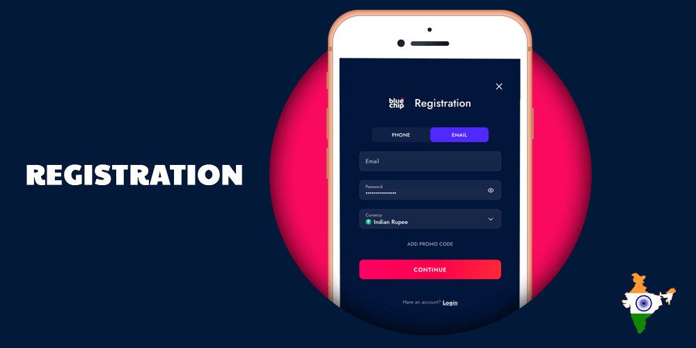 Short Manual of Bluechip App Registration Process